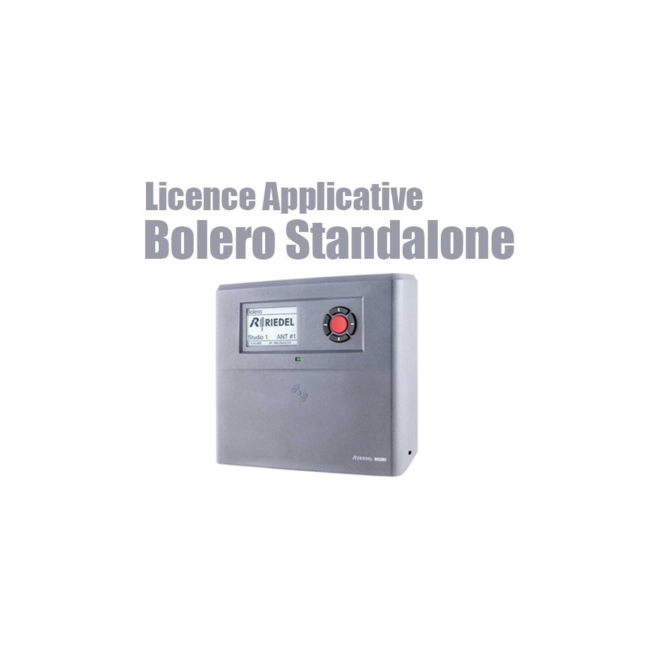 Riedel Application Bolero Standalone - Licence applicative pour Antenne Bolero